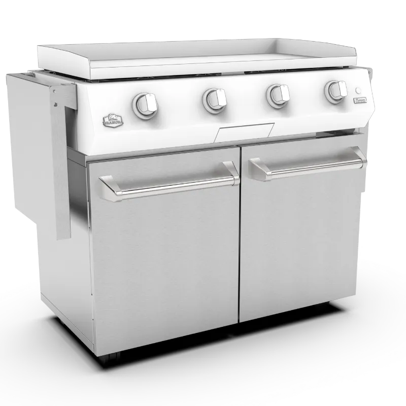 Brabura Inox Cart 40 Unterwagen Edelstahl Grillplatte