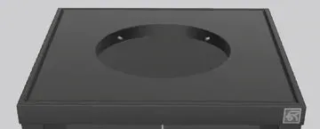 Roostr Rubix Inlay Kamado 44 Halterung Stahl