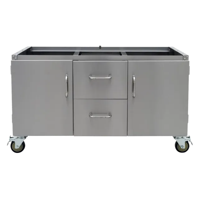 Bull Grill Wagenboden 7-Burner Diablo Grillwagen Edelstahl