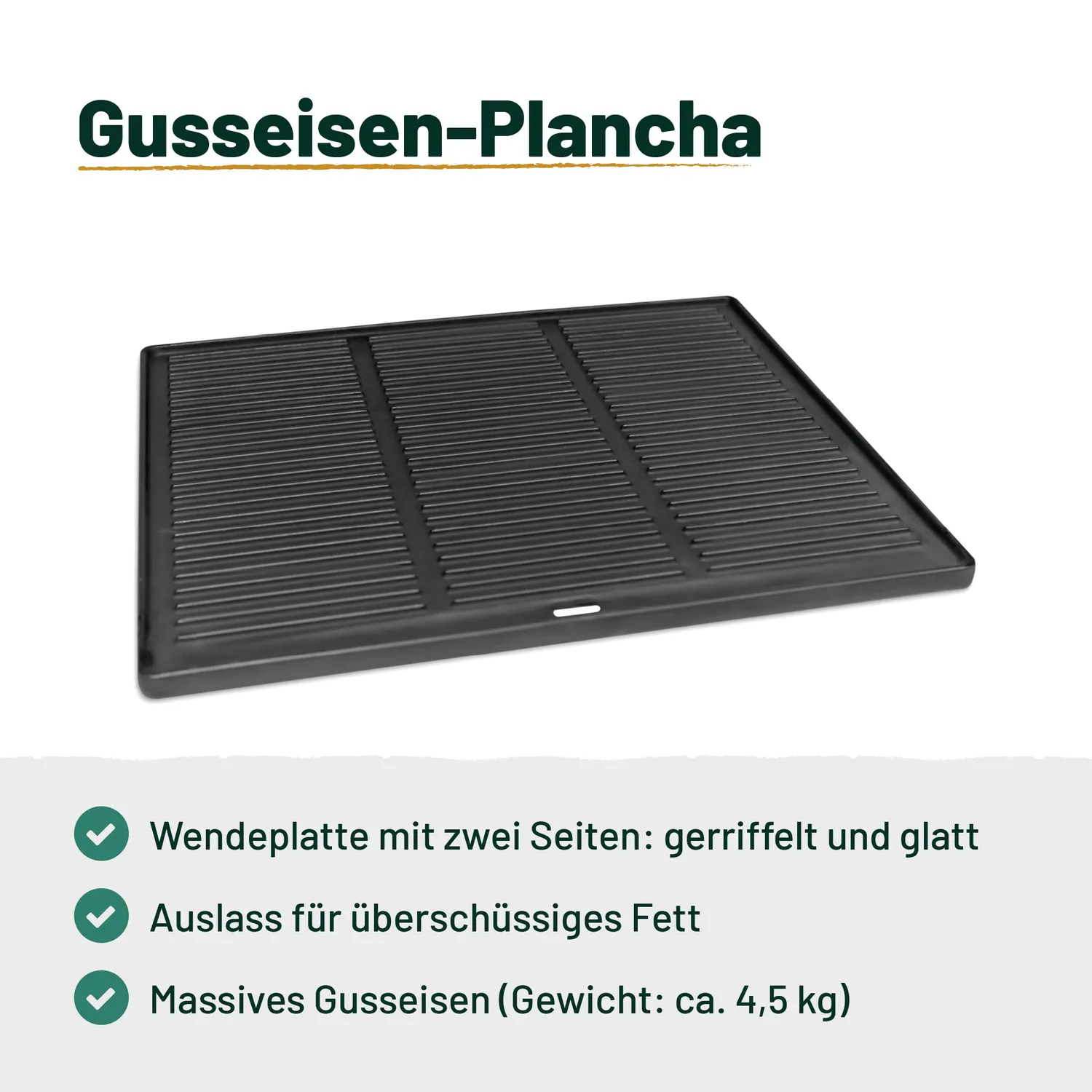 Goriller MEGA Cooking Box Grill-Set 5-teilig Plancha Pizza