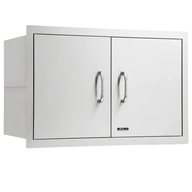 Bull Grill 80cm Double Door Doppeltür Edelstahl