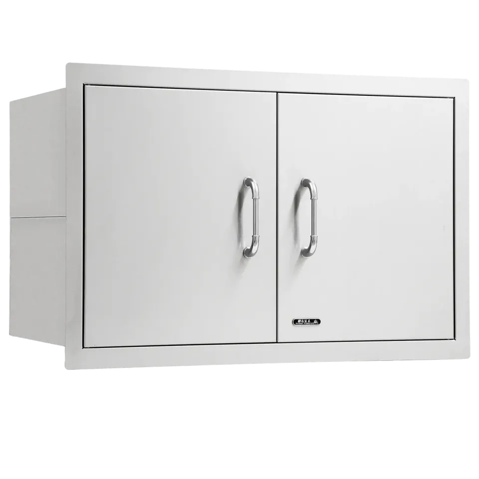 Bull Grill 80cm Double Door Doppeltür Edelstahl