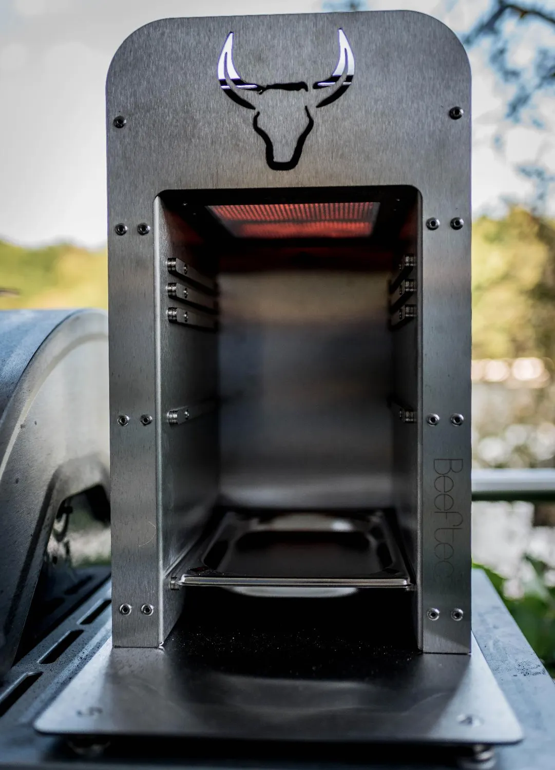Beeftec Hotbox Oberhitzegrill 800 Grad Edelstahl