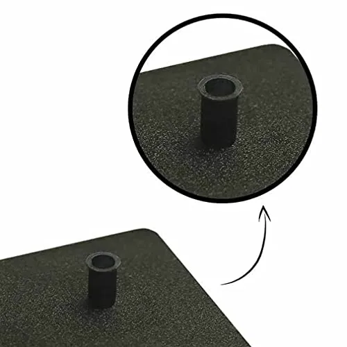 Homeparadise Baum des Lebens Wanddeko Metall 60x130cm schwarz