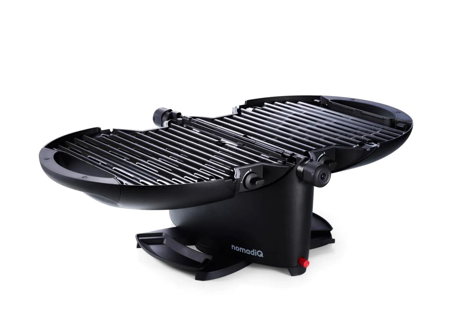 NomadiQ BBQ 3.0 Tischgrill Gas Schwarz 2 Brenner 5,6 kg